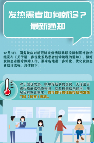 發(fā)熱患者如何就診？最新通知